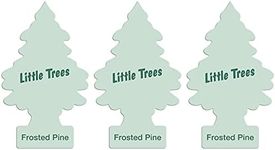 Little Trees Air Freshener Tree LTZ088 Frosted Pine Fragrance For Car Home Boat Caravan - Triple Pack