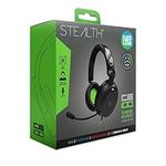 STEALTH C6-100 Black & Green Over Ear Gaming Headset PS4/PS5, XBOX, Nintendo Switch, PC with Flexible Mic, 3.5mm Jack, 1.5m Cable, Lightweight, Comfortable and Durable