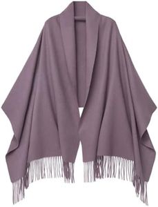 PFLife Cashmere Scarf for Women 80''*27'' Ladies Scarfs Gift Box Pashmina Shawls and Wraps Thick Oversized Scarf Winter (Violet)