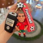 Ronaldo CR7 Football Player 3D Mould Keychains for Men, Women, Boys, Girls, Football Lover Birthday Gifts (Pack of 1).