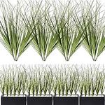 MISSWARM 12PCS Artificial Grass Pla