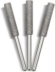UF-SHARP CBN Chainsaw Sharpener Bits, 7/32 Inch, 3-Pack, for Carbide & Steel Chain Saws (7/32 inch)