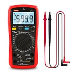 UNI-T Digital Multimeter Tester UT890D+ True RMS 6000 Counts Live Test Volt Ohm Meter, Voltage Ac Dc Current Amp Capacitor Tester hFE Diode Continuity NCV for Automotive HVAC