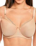 Freya Women's Pure Uw Moulded Nursing Bra, Nude,36 DD US /36 DD UK