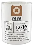 VEVA 10 Pack Premium SuperVac Vacuum Bags VF3502 Compatible with 12-16 Gallon Ridgid Wet/Dry Vacuums