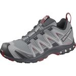 Salomon Men's XA Pro 3D Trail Running Shoes, Monument/Ebony/Red Dahlia, 9 UK