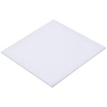 MECCANIXITY White ABS Plastic Sheet 10x10x0.24inch for Building Model, DIY Crafts, Panel