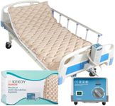 KEKOY Alternating Air Pressure Mattress, Bed Sore Prevention, Hospital Bed Mattress Topper with Whisper Quiet Pump & Waterproof, Heat Resistant Ulcer Cushion Pad for Hospital, Home, Medical Bed