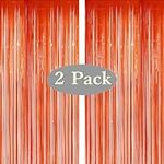 2 Pack Photo Booth Backdrop Orange