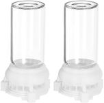 PRETYZOOM Ant Nest Water Cup Ant Farm Water Feeders 2pcs Transparent Ant Waterer Plastic Ant Water Feeding Bowls Micro Animal Liquid Feeder Ant Nest Accessories 10ml Ant Water Feeder