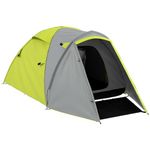 Outsunny 2 Man Camping Tent, Dome Tent with Bedroom and Living Room, 2000mm Waterproof, Portable with Bag, for Fishing Hiking Festival, Yellow