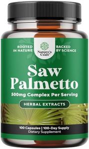 Extra Strength Saw Palmetto Extract - Advanced Herbal Complex for Hair Health and Urinary Support with Plant Sterols & Flavonoids - Potent Herbal Supplement with 500mg per Serving - 100 Capsules