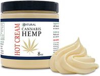 Zatural Hemp Hot Cream-Hemp Oil-Organic Hot Cream-Anti Cellulite-Muscle Cream-Pain Support 8 Ounce 1