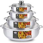 Alpine Cuisine 8 Piece Set Aluminum