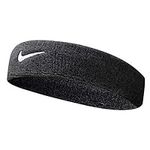 Nike Swoosh Headband (Black/White, 