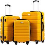 Coolife Luggage 3 Piece Set Suitcas