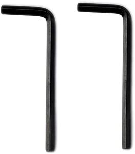 Musiclily Basic 3/16" Steel Allen Key Hex Wrench for Mexican Fender Guitar Truss Rod Adjustment, Black (Set of 2)