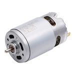 Fielect 18V DC Motor 20500RPM Round Shaft High Torque Electric Motor for DIY Electric/Electronic Projects, Drills, Robots, RC Vehicals, Remote Controlled Cars/Robot, Saw Repair/Replacement Engine