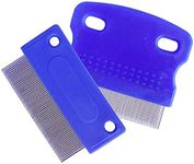 zYoung 2 Pcs Dog Comb, Tear Stain Remover, Dog Eye Stain Remover, Dog Grooming Comb, Comb for Dogs, Gently Removes Mucus and Crust, Tear Stain Remover for Dogs, Pet Tear Stain Remover