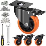 MSH&HCE 4 Inch Caster Wheels, Heavy