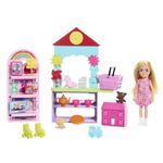 Barbie Chelsea Can Be… Toy Store Playset with Small Blonde Doll, Counter & Display Furniture & 15 Accessories, Like Mini Toys