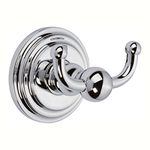 Ginger 1111/PC Chelsea Double Robe Hook Polished Chrome