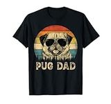 Vintage Pug Dad Dog Lovers Father's