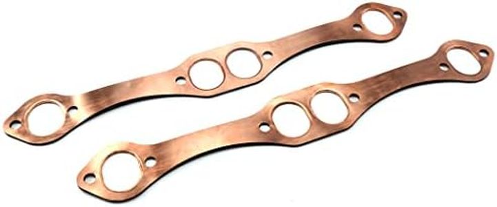 SBC Oval Port Copper Header Exhaust Gaskets Compatible with SB Chevy 327 305 350 383 Reusable