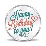 ACPL Precious-Moments BIS Hallmarked 20gm 999 Pure Silver Coin Happy Birthday Gift Colorful Design