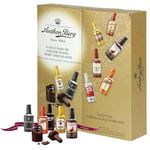 Anthon Berg Liqueur Chocolate Gift - Finest 64 Dark Chocolate Liqueurs Miniature Alcohol Bottles of 8 Premium Brand Selection with Topline Card. Christmas Gifts for Couples, Gifts for Him or for Her