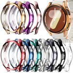 Jvchengxi 10-Colours Case 40mm for Samsung Galaxy Watch 7 Screen Protector, Flexible TPU Cover Shockproof Protective Case Plated Bumper Protection Shell Case Galaxy Watch 7 40mm Accessories