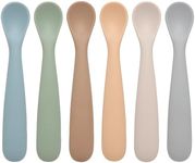 Eascrozn Baby Spoons, 6 Pack First 