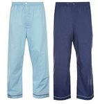 Champion Men's Pack of 2 Hampton Polycotton Long Pyjama Trouser Bottoms (Blue/Navy) M