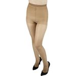 L'eggs Women's Sheer Energy 2 Pair Control Top Reinforced Toe Panty Hose, Suntan, B