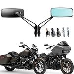 Black Motorcycle Side View Mirrors 