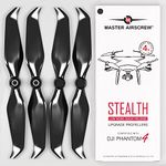 Master Airscrew Stealth Propellers for DJI Phantom 4 - Black, 4 pcs