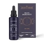 Ancient + Brave Immunity - Organic Mushroom Tincture with Ginger Extract, Ginger Root & Vitamin C - Natural and Antioxidant Supplement - Focus Blend, Immunity & Wellness Blend