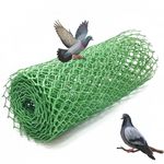 VG TARP UV Stabilized Bird Net | Anti Bird Net | Pigeon Net & Garden Net, PVC HDPE, 800 GSM | Green 4FT X 5FT