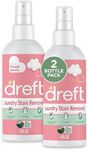 Dreft Stain Remover for Baby Clothes, Fragrance Free and Hypoallergenic Baby Stain Remover Spray, Travel Size Stain Treater, 3 Fl Oz ( Pack of 2)