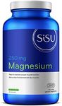 SISU Magnesium 250mg per capsule | Supports Heart Function and Muscle Strength | Aids in the precention of headaches and migraines| with Malic Acid | Non GMO, Vegan, Gluten Free, Dairy Free, Soy Free