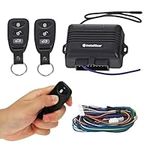 InstallGear Keyless Entry System with Two 4-Button Remotes & 4 Door Lock Actuators - Central Locking System | Keyless Entry Door Lock for Car, Auto, Truck | Power Door Lock Kit