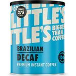 Little's Instant Coffee - Brazilian Decaf Coffee Instant - Premium Origin Decaffeinated Coffee Powder - 100% Freeze Dried Arabica Coffee, Deliciously Smooth and Balanced - 500g Tin