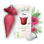 Mangalam CamPure Camphor Cone (Rose) Pack Of 2 - Room, Car and Air Freshener & Mosquito Repellent