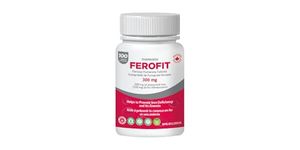 Pharmaris Ferofit – Ferrous Fumarate 300mg (100mg Elemental Iron), 100 Tablets, Cost-Effective Iron Supplement, Prevent Iron Deficiency Anemia, Iron Supplement for Women & Men
