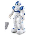 WEECOC Smart Robot Toys Gesture Control Remote Control Robot Kids Toys Birthday Can Singing Dancing Speaking Two Walking Models (White)