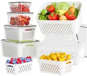 KEMETHY 5 Pack Fruit Storage Contai