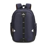 The Clownfish Arrow 48 litres Polyester Unisex 15.6 inch Travel Laptop Backpack (Ink Blue)