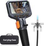 Teslong Articulating Endoscope Inspection Camera, 4.5'' IPS Two-Way Inspection Camera with Articulated Probe, Flexible Borescope with Light for Wall/Automotive/Engine Inspect (1.55 Meter/8.5mm)