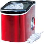 Frigidaire EFIC117-SSRED-COM Stainless Steel Ice Maker, 26lb per day, RED STAINLESS