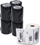 OfficeSmartLabels - 4" x 6" 4XL Internet Postage Shipping Labels, Compatible with 1744907 (6 Rolls - 220 Labels Per Roll)